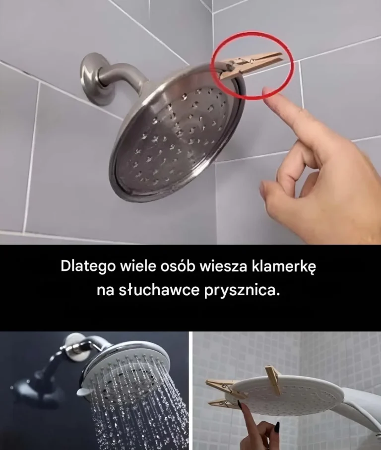 Odkryj ukryte znaczenie klamerki do bielizny na główce prysznica