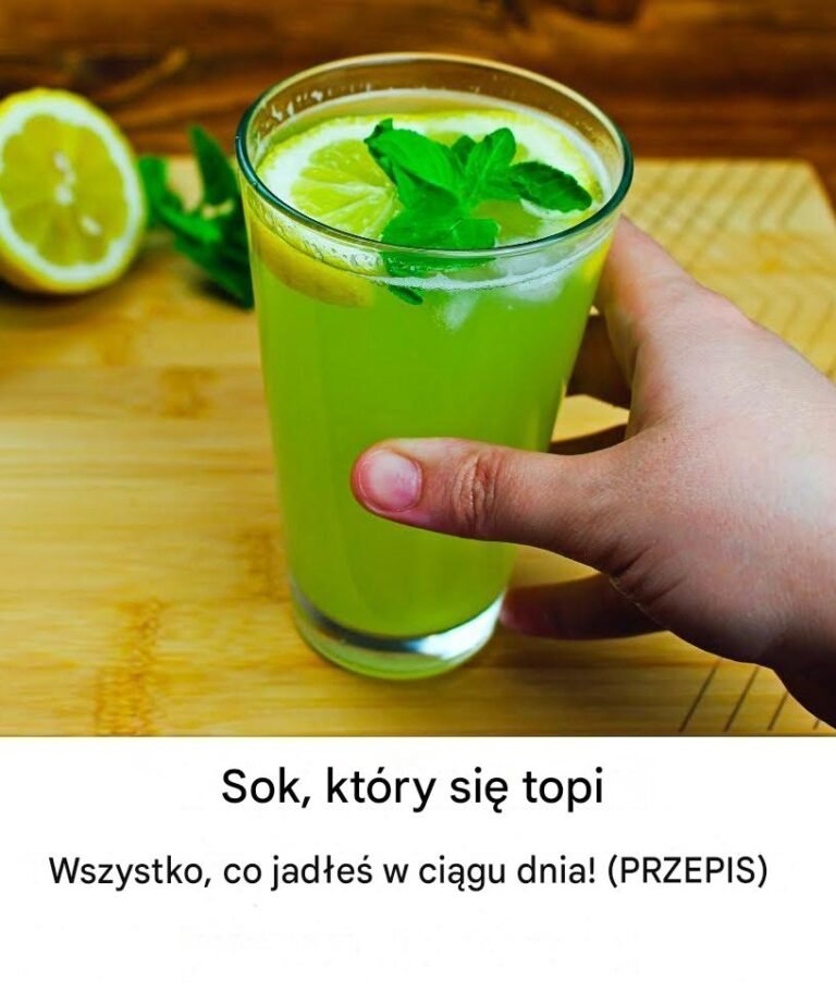 Sok, który rozpuści wszystko, co zjadłeś w ciągu dnia! (PRZEPIS)