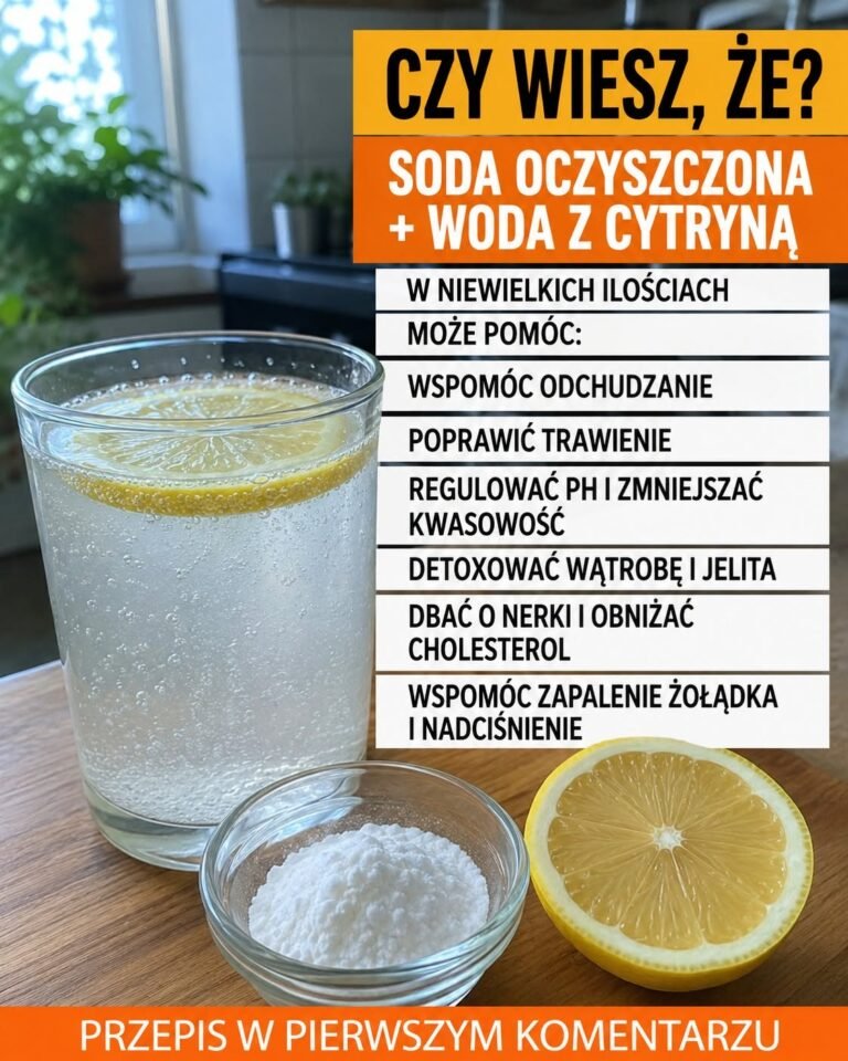 Czym jest woda z cytryną i soda oczyszczona?