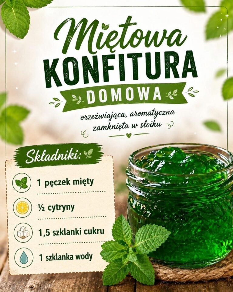 **Miętowa Konfitura Domowa 🌿🍋**