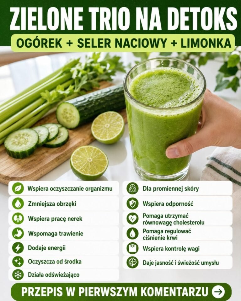 Ogórek z selerem i cytryną: naturalny sposób na oczyszczenie organizmu