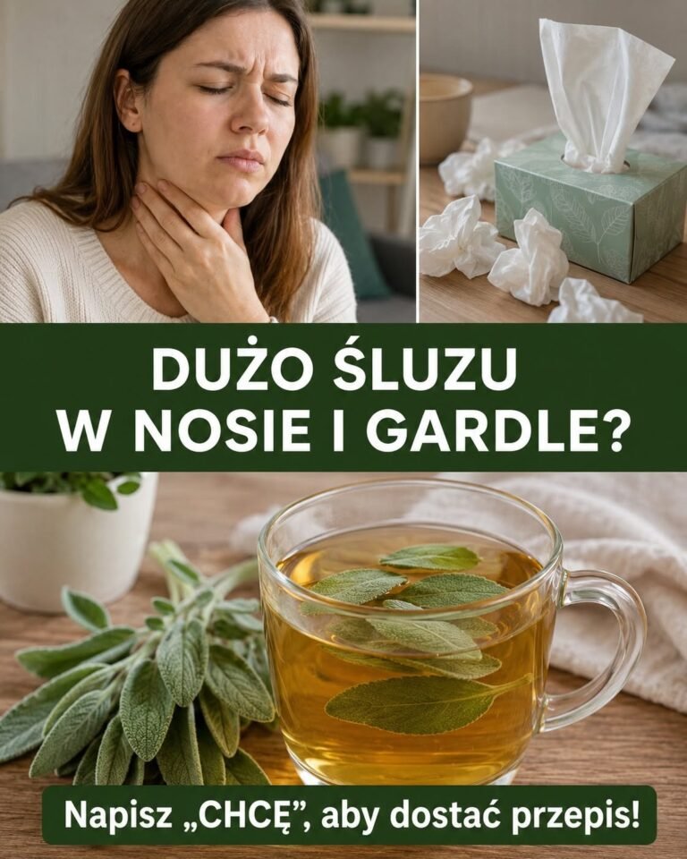Za dużo śluzu w nosie i gardle? Domowe sposoby na złagodzenie dyskomfortu.