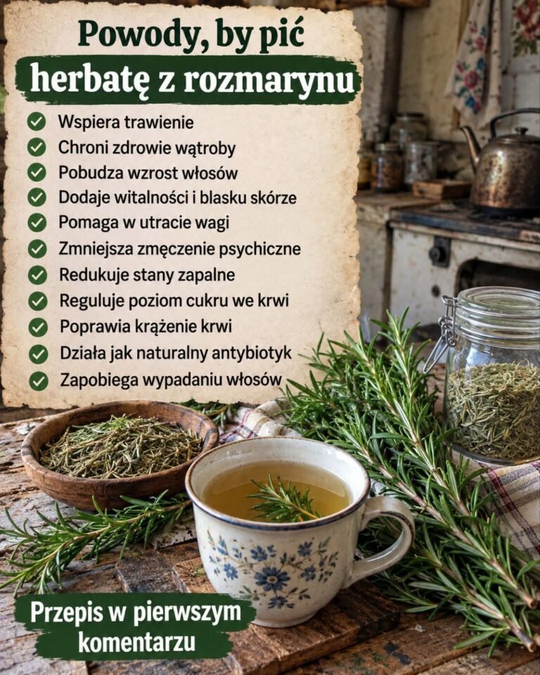 Korzystny wpływ rozmarynu na zdrowie.
