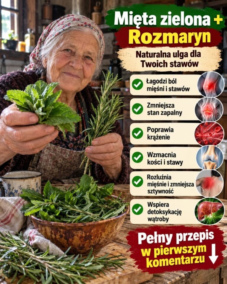 Mięta zielona i rozmaryn na ból stawów