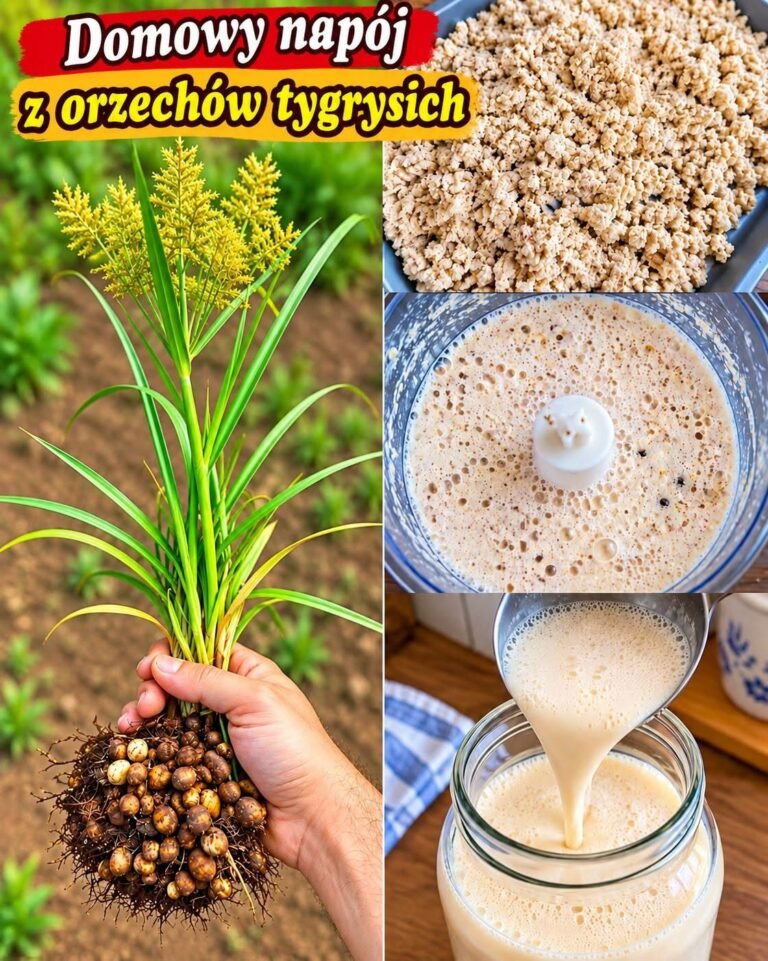 Domowy napój z orzechów tygrysich 🥛🌰